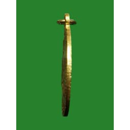 Luang Phu Tuad Wat Chang Hai Coin Edition 2 Year 2502 Block Mai Malay Aluminium Gold Plated — รูปที่ 3
