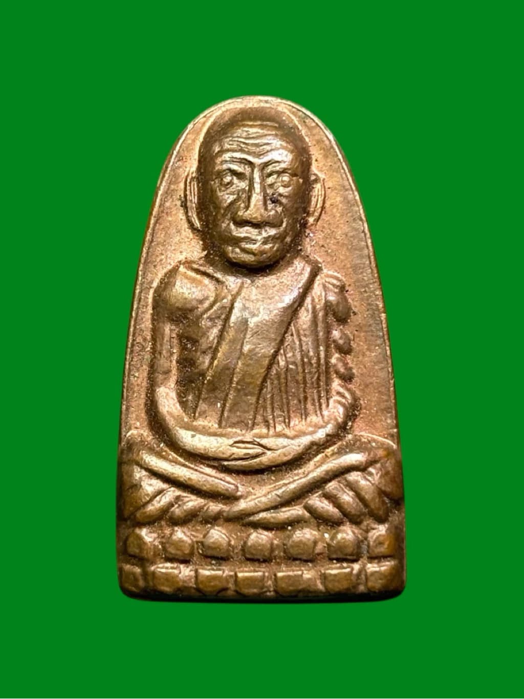 Luang Pu Tuad Wat Chang Hai B.E. 2508 Crab Claw Mould Amulet — Thai Buddhist First Edition