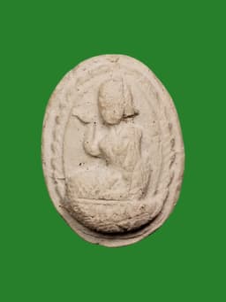 +Mae Nang Kwak Powder Clay Amulet by Luang Pho Kong, Wat Ban Suan, Phatthalung B.E. 2506 — รูปที่ 1