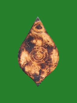 Rahu Kala Kaew Coconut Shell Amulet by Luang Pho Phut, Wat Klang Bang Phra, Nakhon Pathom, Early Period — รูปที่ 2