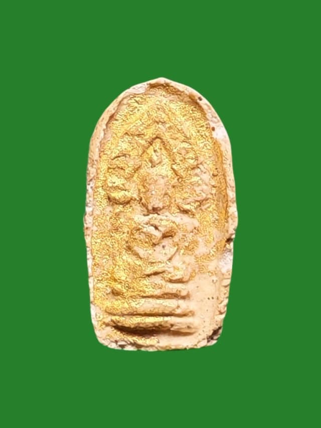 Phra Prok Bai Makham Powder Thai Amulet, Luang Pho Yod, Wat Kaew Charoen, Samut Songkhram, B.E. 2497