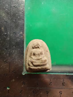 Luang Pho Khon Powder Amulet, Small Stamp, Wat Bang Sae, Kelantan, Malaysia, B.E. 2505 — รูปที่ 4