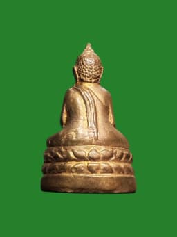 Phra Kling Phra Thep Metthakon Wat Thep Sirin B.E. 2509 Blessed by Luang Pho Norratchamanit Brass Amulet Rare — รูปที่ 3