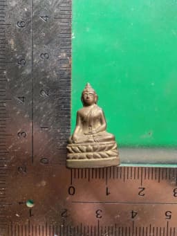 Phra Kling Phra Thep Metthakon Wat Thep Sirin B.E. 2509 Blessed by Luang Pho Norratchamanit Brass Amulet Rare — รูปที่ 5