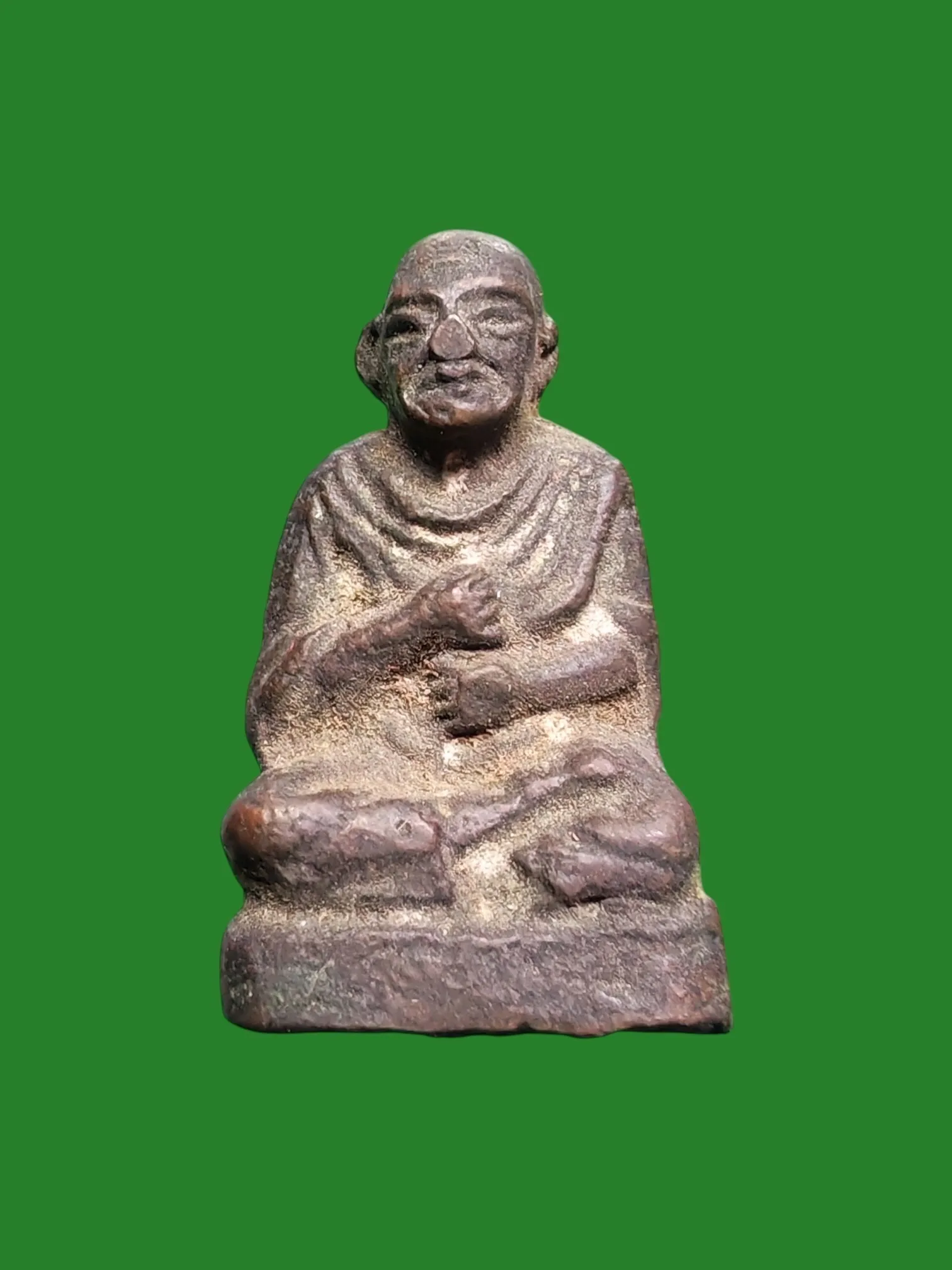 Ancient Cast Buddha Image of Somdet Phra Phutthacharn (To) Wat Rakang Kosittaram B.E. 2495 by Luang Pu Nak
