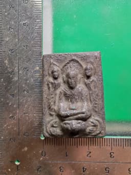 Luang Pu Tuat Glai, Wat Lam Phaya, B.E. 2513, Giant Dregs Clay, Yantra Reverse — รูปที่ 3