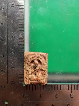 Nang Kwak Clay Amulet First Edition Luang Pu Nor Wat Thepsirin B.E. 2495 — รูปที่ 3