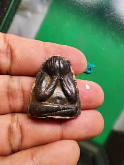 Phra Pit Ta Small Print, Luang Pho Do, Wat Nama Toom, B.E. 2512, Powder Coated with Lacquer — รูปที่ 3