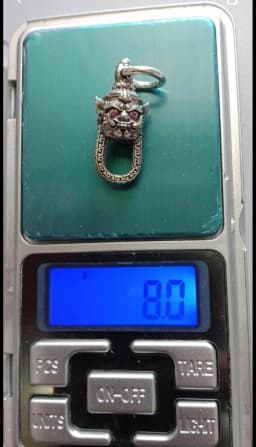 Takroh Pendant with Thao Wessuwanna Head Design, 92% Silver, 8 Grams, Large — รูปที่ 4