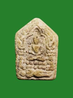 Phra Khun Phan Suk Thai Yai Small Mold Powder Amulet B.E. 2557 by Kruba Ao Bandita with Luang Pu Tim Blessed Powder — รูปที่ 1