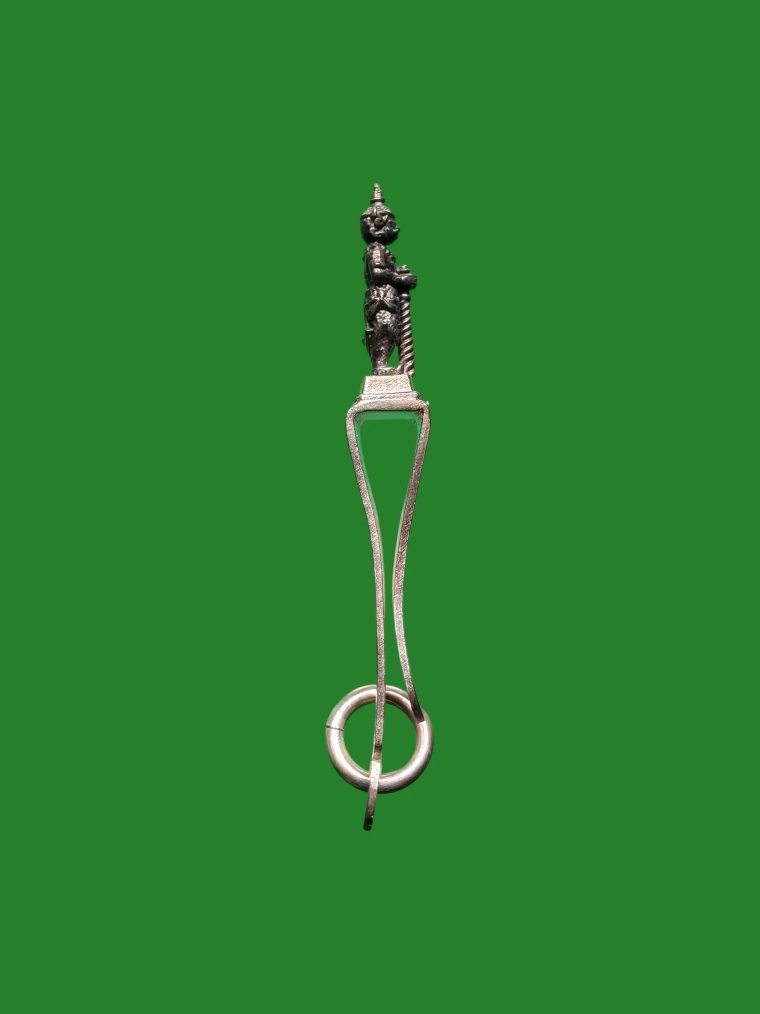 Thao Wessuwannror Amulet Hook Pendant - 92.5% Silver