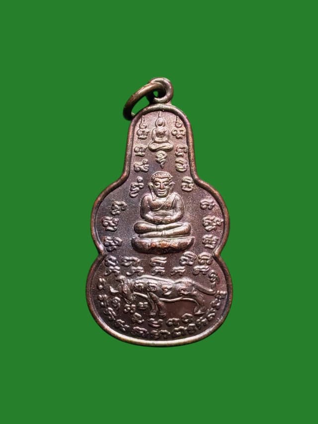 Water Turtle Wealth-Calling Coin (Hrian Nam Tao Riak Sai) — Luang Pu Liu, Wat Rai Taeng Thong B.E. 2533