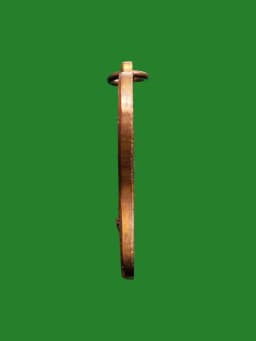 Fan Amulet, Eight Immortals by Luang Pho Ith, Wat Chula Mani, Samut Songkhram, B.E. 2545, Copper — รูปที่ 3