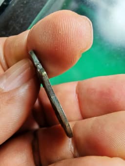 Luang Pu Tuat Kohn Nam Tao coin B.E. 2505 Wat Chang Hai old block with teeth silver plated rare — รูปที่ 5