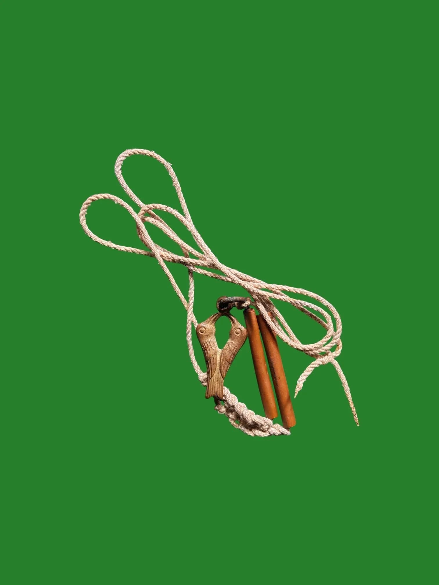 Pair Sarika with Takrut Amulet by Luang Pho Wongsa of Wat Pariwat B.E. 2518