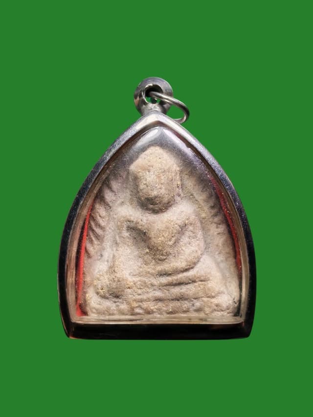Luang Pho Tae Amulet Stamp - Luang Pho To Design, Wat Tham Sen, Ratchaburi, Powder Substance