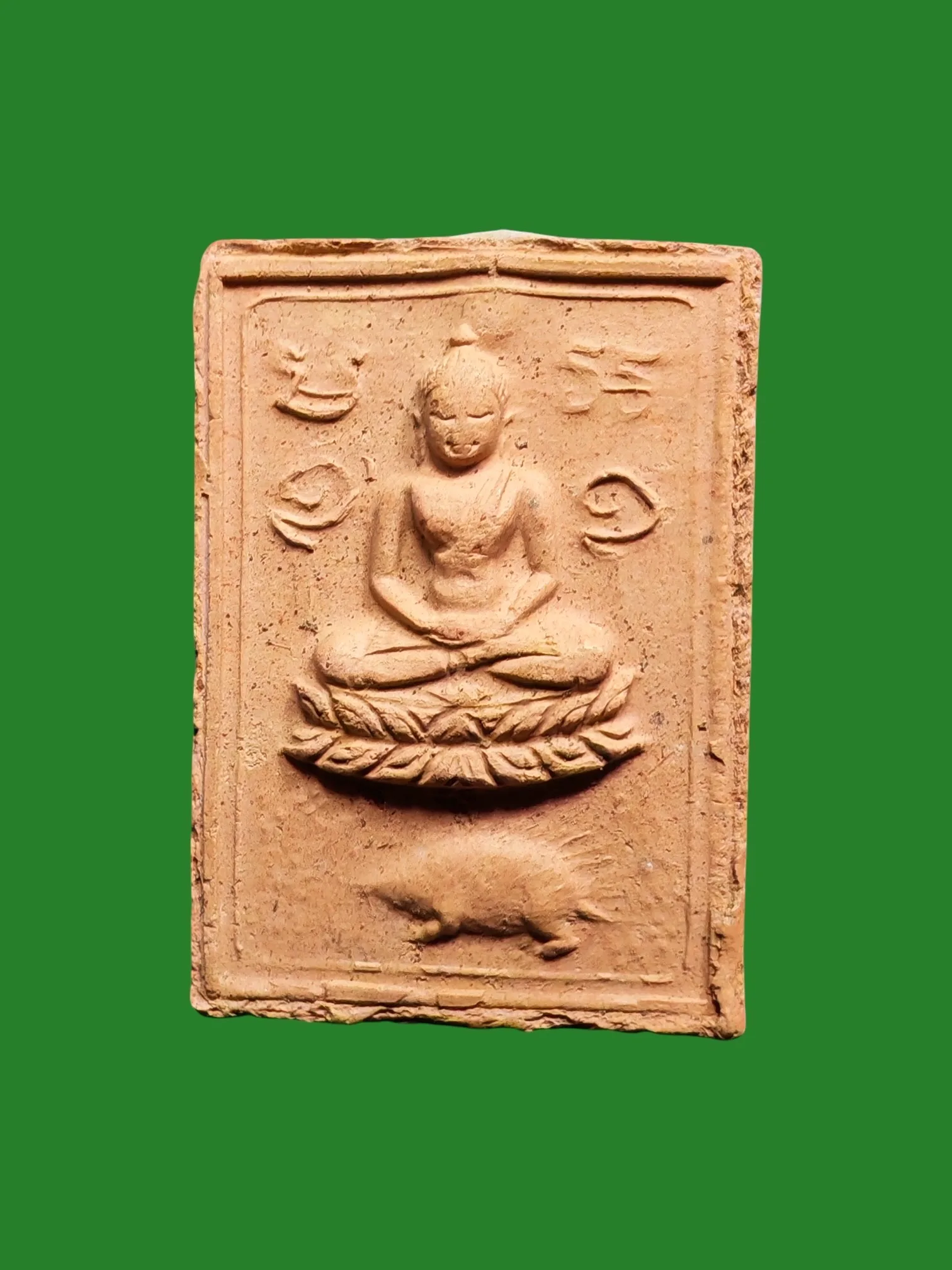Luang Pho Pan Riding Elephant Amulet B.E. 2511 Blessed by Luang Pu Rishi Ling Dam