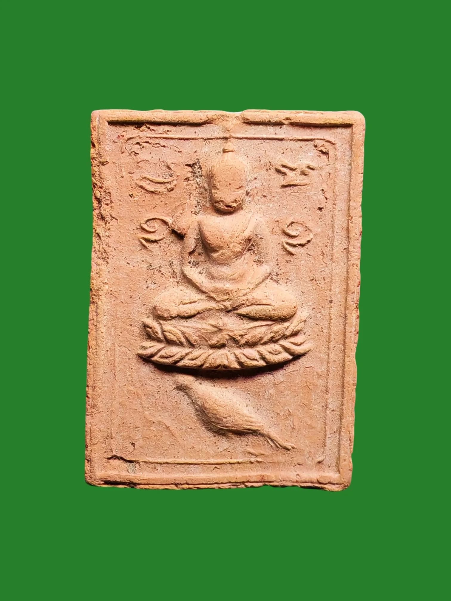 Luang Pho Pan Rode Pim Khi Nok Amulet, Wat Bang Nom Kho, B.E. 2511, Blessed by Luang Pu Rusi Ling Dam
