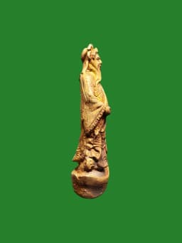 Cai Shen Eua Amulet by Luang Pho Juet, Wat Pothi Settharee, B.E. 2543, Mixed Metal — รูปที่ 2