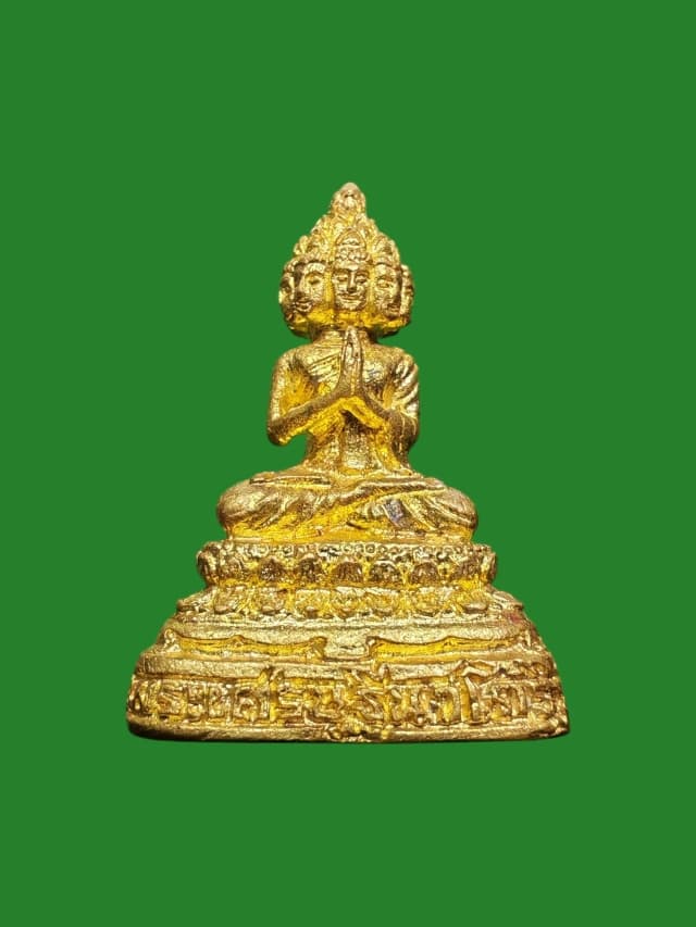 Phra Setthinavakodit Brass Luang Pu Ma Yanaaro Wat Santiwiwek Roi Et B.E. 2552