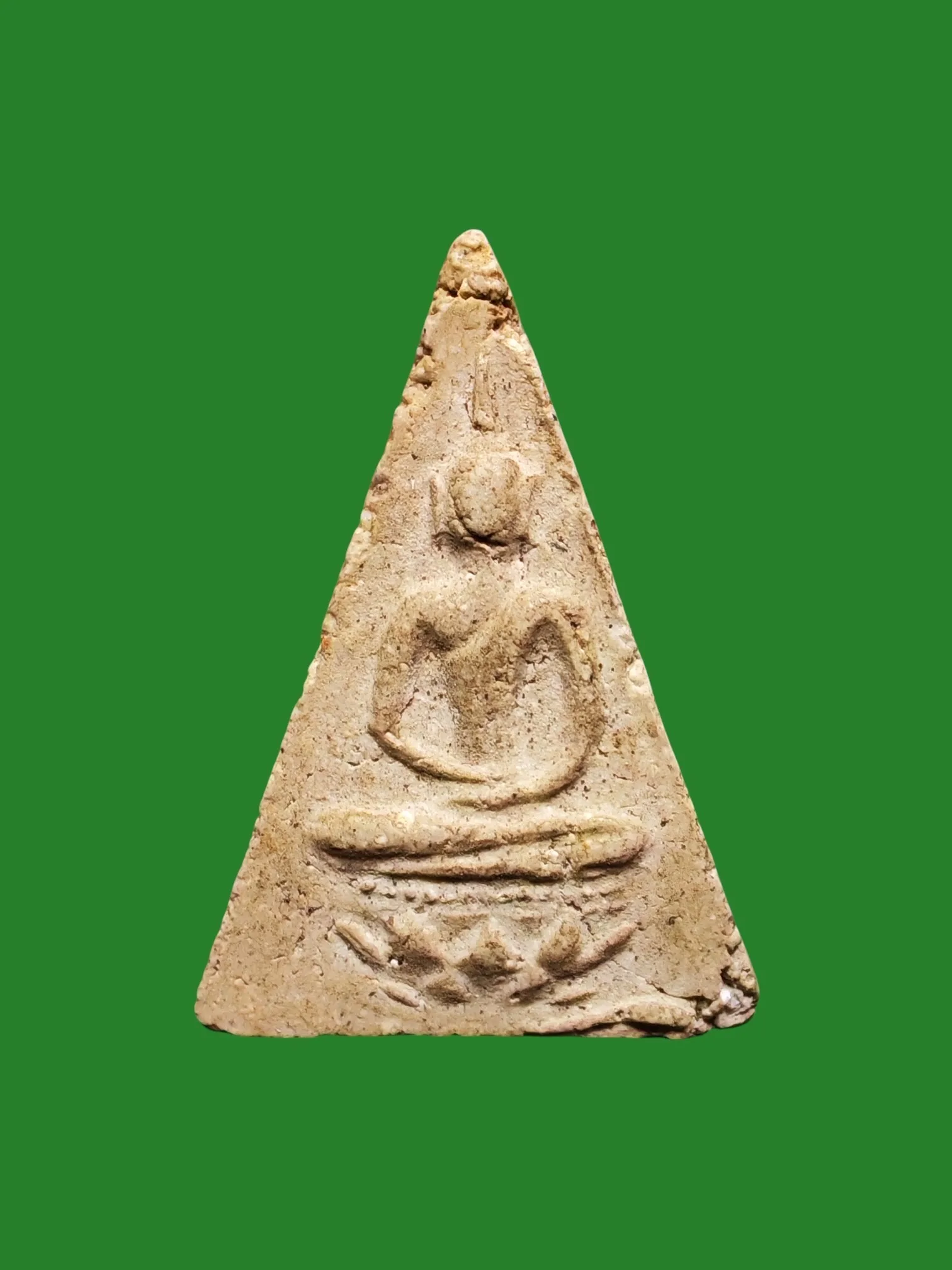 Phra Nang Phya Thong Chitrlada by Ajarn Chuea, Wat Saphan Sung, Bangkok, B.E. 2505, Saint Pattern Reverse