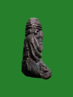 Phra Pid Ta Yant Yuang First Edition by Luang Pho Yik Wat Nong Chok B.E. 2534 Black Copper — รูปที่ 2