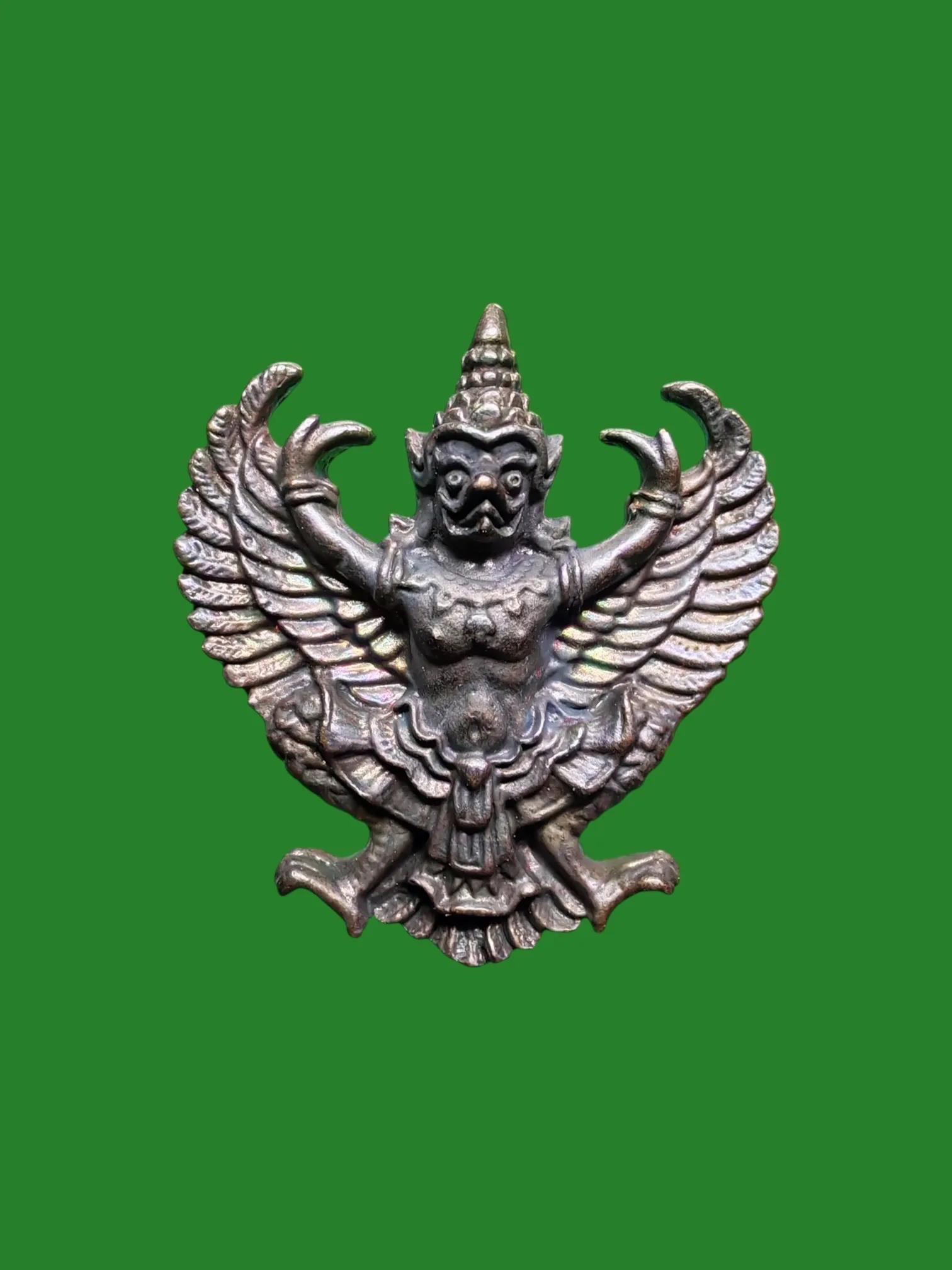 Garuda Luang Pho Koon B.E. 2536 Triple Wat Blessing Amulet