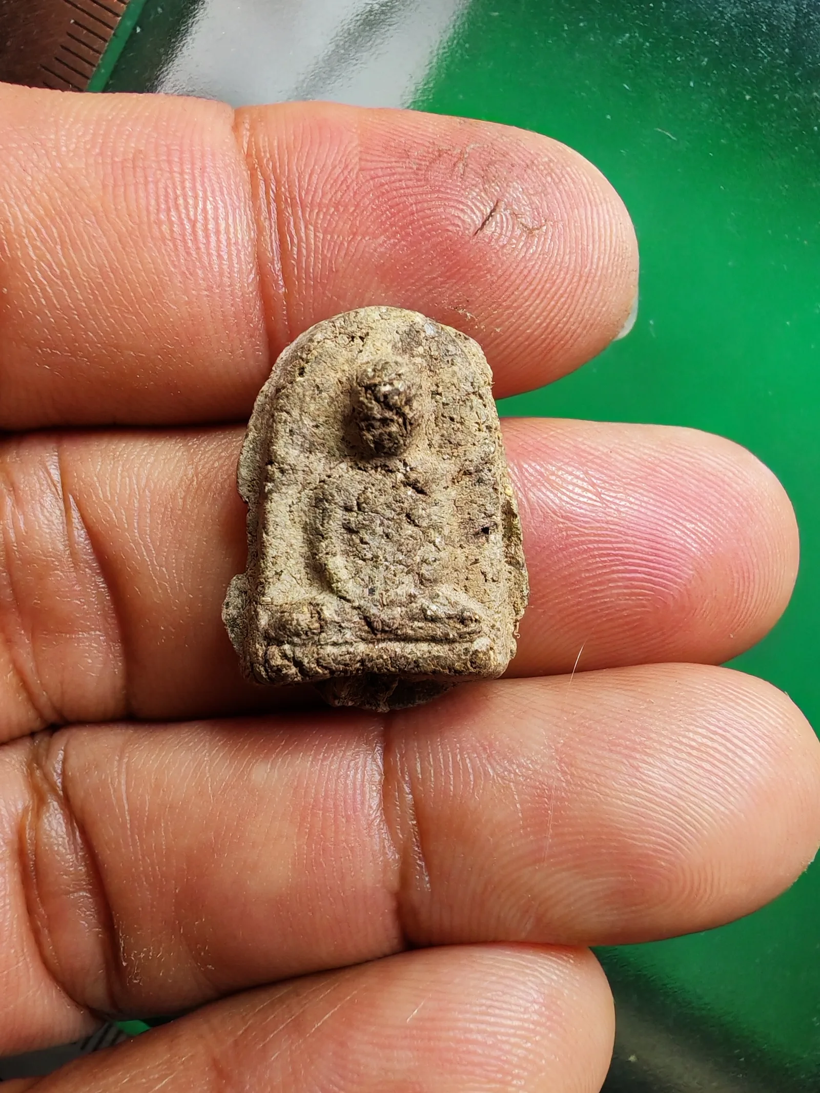 Luang Pho Pattana Nimitr Amulet Pim Lek Leb Mue Wan Neua Wat Mai Pattanarama Surat Thani B.E. 2505 — รูปที่ 4