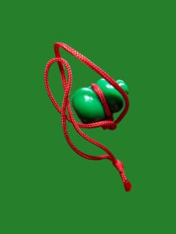 Naam Tao Dud Throp 100 Year Edition Wat Pak Nam B.E. 2527 Green Wealth-Attracting Plastic Amulet — รูปที่ 2