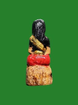 Mae Nang Takian Carved Takian Wood Amulet by Luang Pho Oenk, Wat Pridaram, Nakhon Pathom, B.E. 2569 — รูปที่ 3