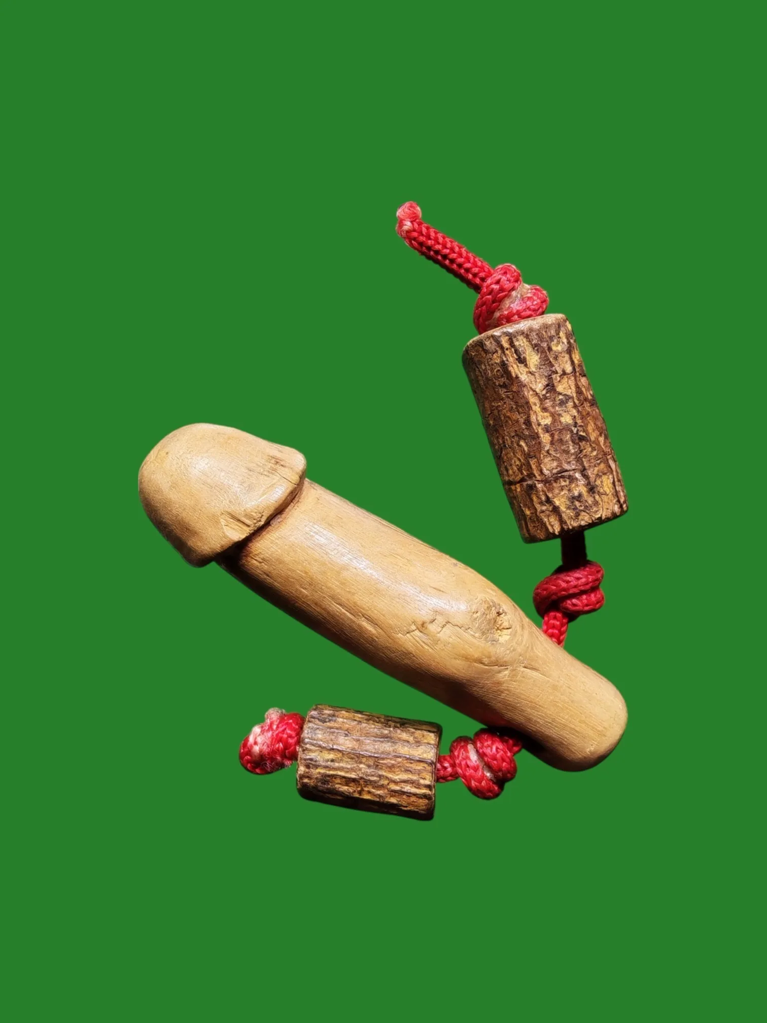Plad Khik Dead Wood with Wooden Takrud by Luang Pu Mek, Wat Lam Kradan