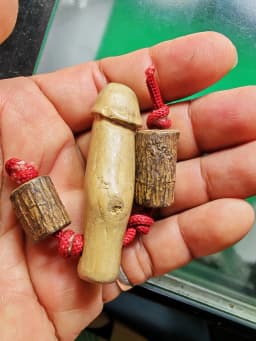 Plad Khik Dead Wood with Wooden Takrud by Luang Pu Mek, Wat Lam Kradan — รูปที่ 3
