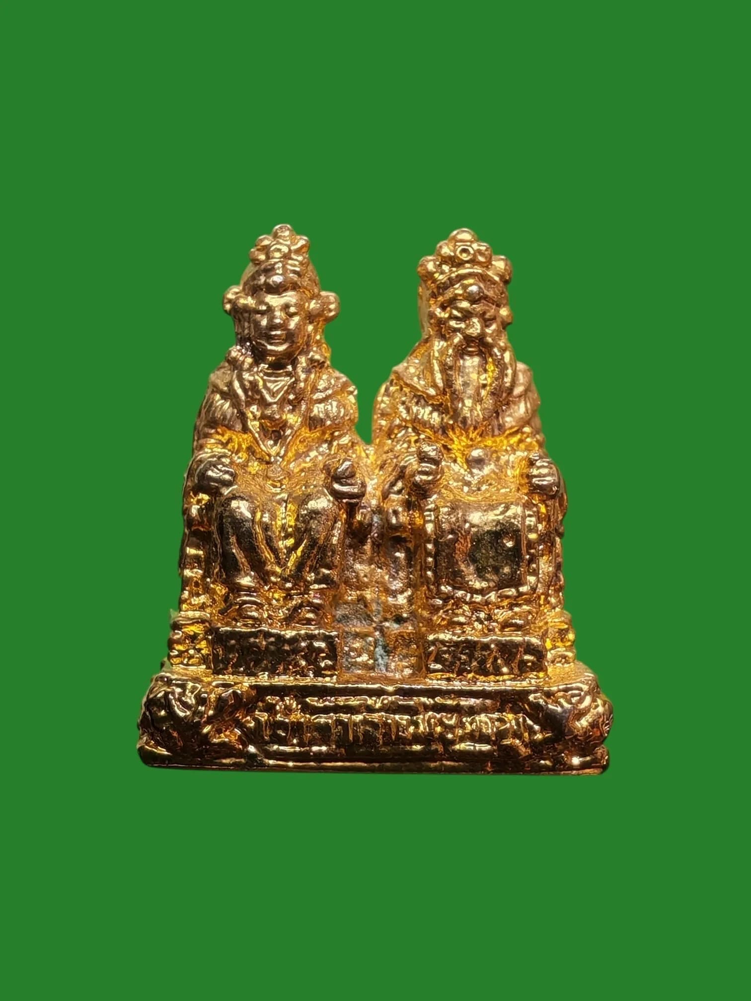 Floating Cast Amulet Chao Pho Chao Mae Chum Saeng Pak Nam Bodhi Nakhon Sawan B.E. 2525