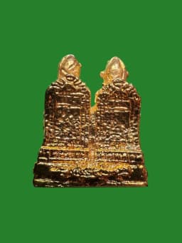 Floating Cast Amulet Chao Pho Chao Mae Chum Saeng Pak Nam Bodhi Nakhon Sawan B.E. 2525 — รูปที่ 2