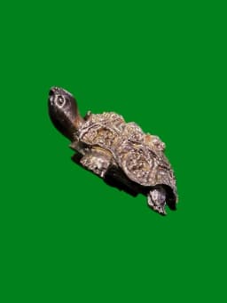 Phra Turtle Boat Luang Pu Sim Silver Cast 2519 — รูปที่ 4