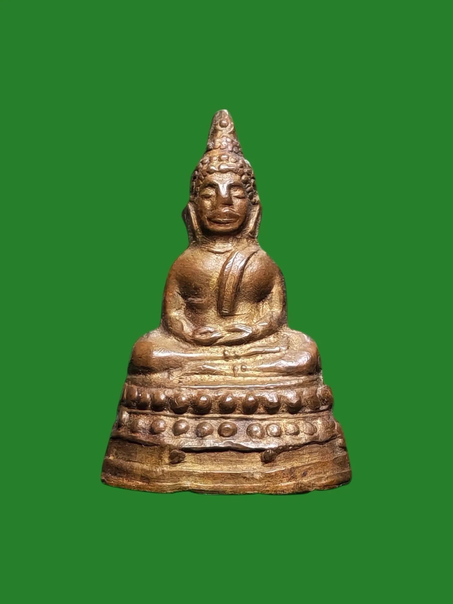 Phra Chaiwat Si Mum Muang 2511 Large Face Triple Stamp