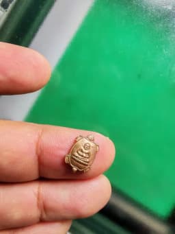 Small Turtle Coin Treasure Hoard Edition Luang Pu Liu Wat Rai Taeng Thong Year 2539 — รูปที่ 4