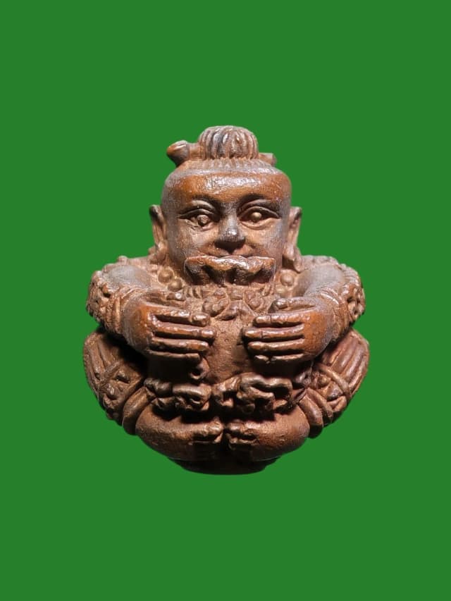 Golden Child Amulet Wealth-Receiving Luang Pho Perm Wat Bang Phra Nakhon Pathom B.E. 2544