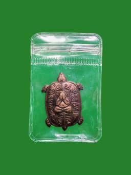Phra Yaa Tao Reuean Amulet by Luang Pho Koon, Wat Ban Rai, Blessed at Wat Khao Non, B.E. 2536, Copper — รูปที่ 1