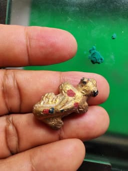 Two-Tailed Lizard Amulet for Good Fortune by Luang Pho Kruean, Wat Sangkhot, Suphan Buri — รูปที่ 3