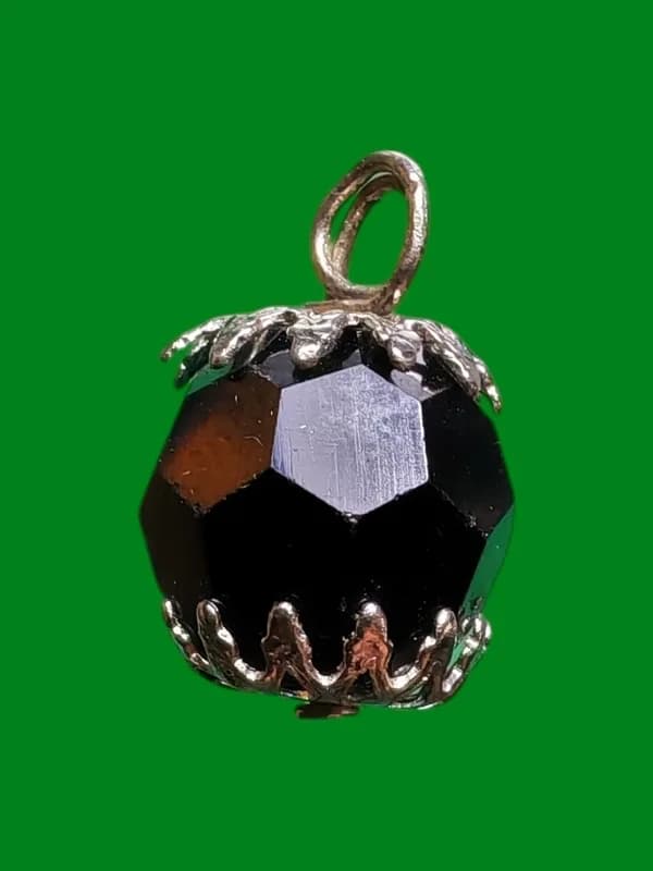 Luang Pho Ruesi Ling Dam Luk Kaew Saraphat Nueang Blue Amulet from Wat Ta Sung