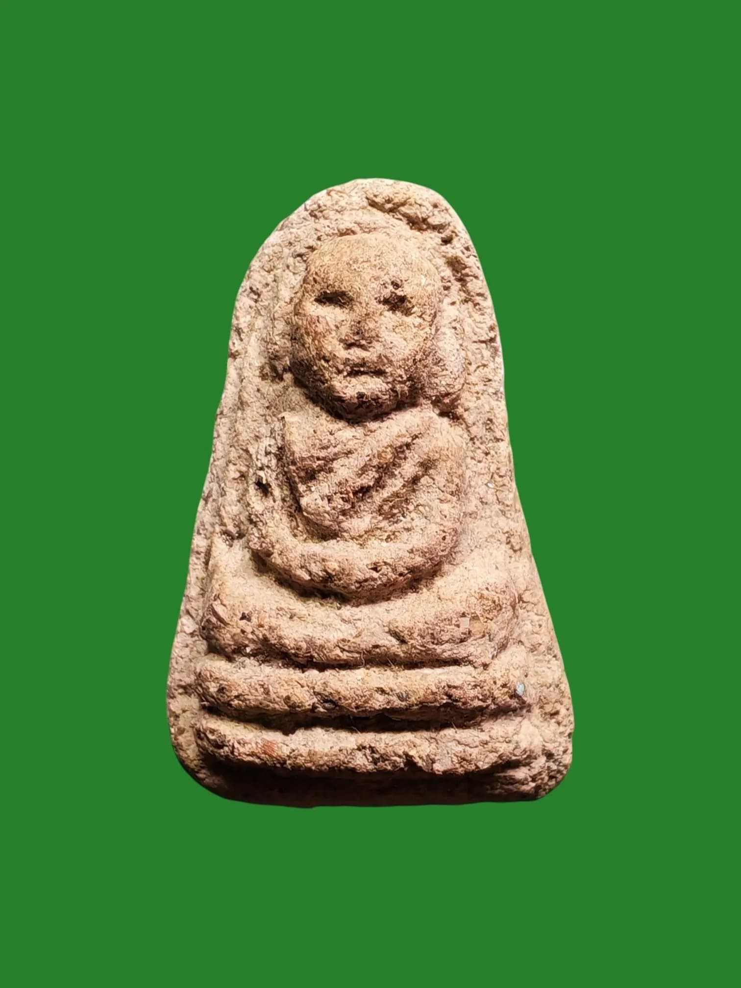 Luang Pho Plod Image Amulet, Wan White Material, Wat Hua Pa, Ranod, Songkhla, B.E. 2536