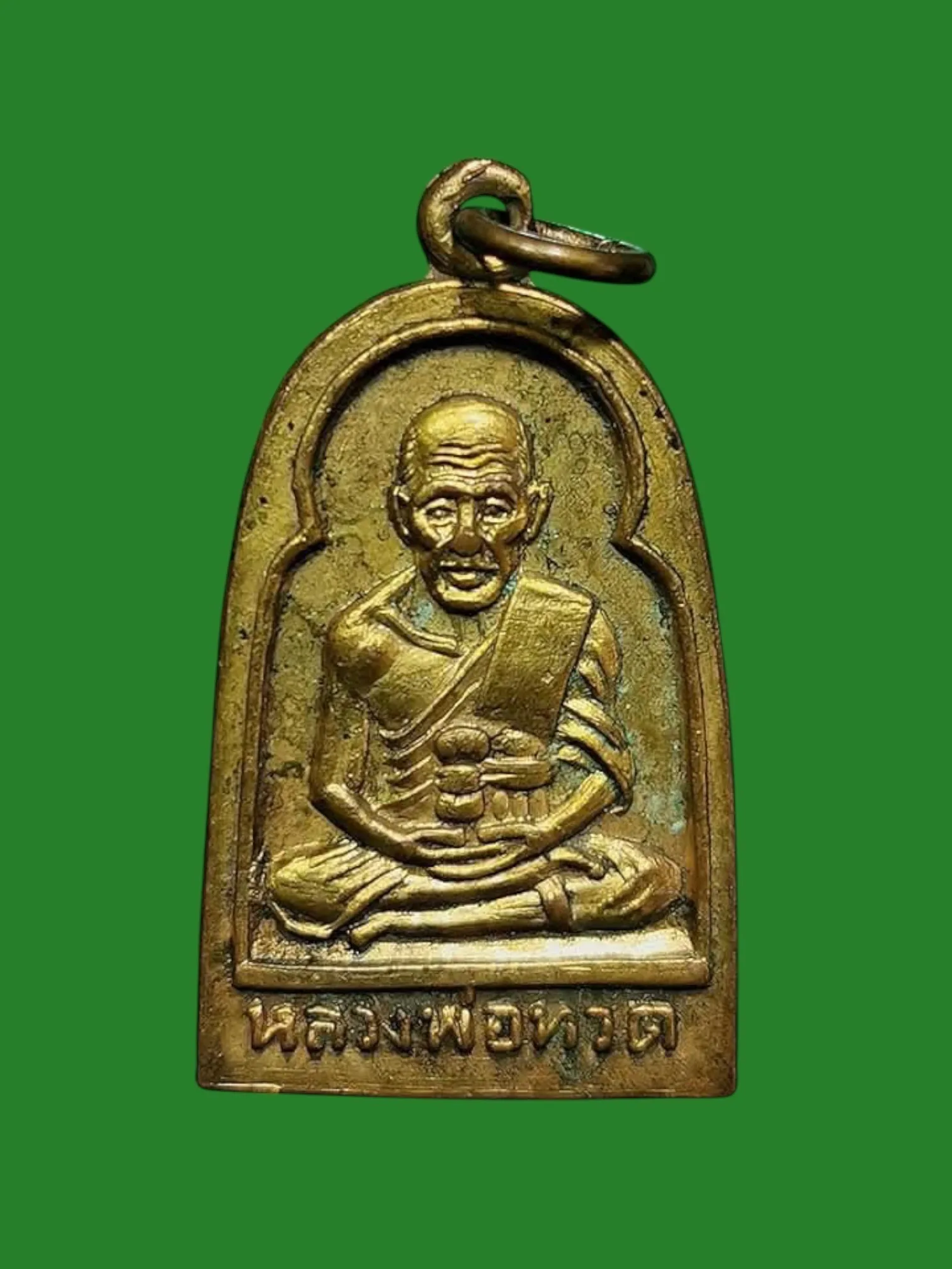 Luang Pu Toad Zum Kao Mit Hu B.E. 2506 Penang Edition Gold Leaf Original