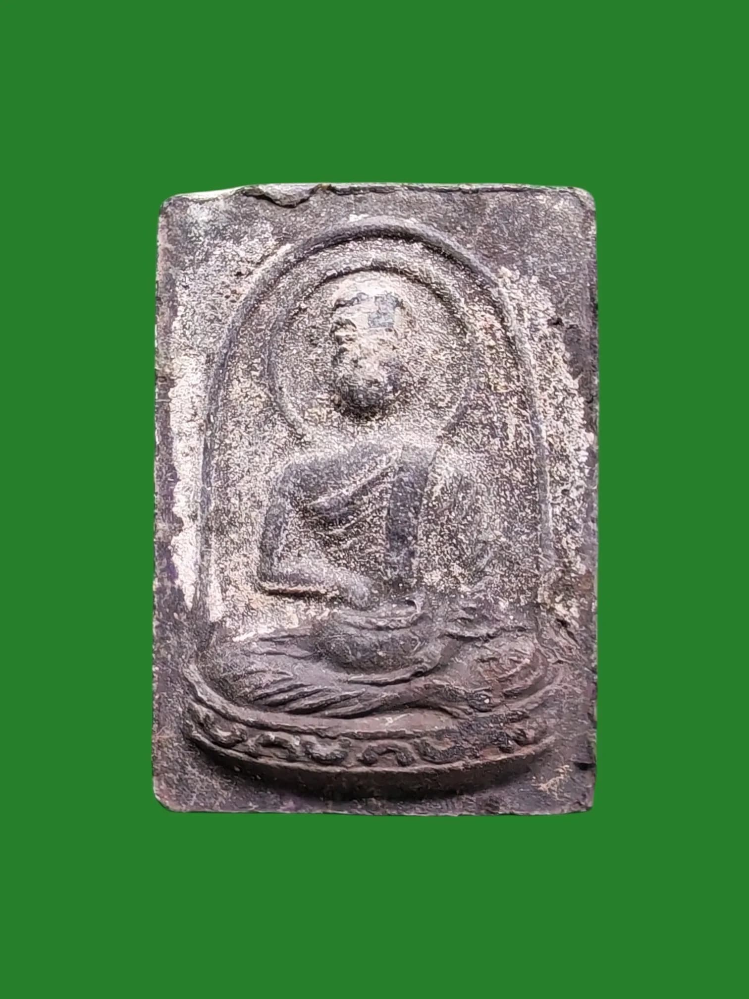 Phra Upakut Chok Baht Back Photo Luang Pho Kleuan Wat Song Khaet Suphan Buri B.E. 2520