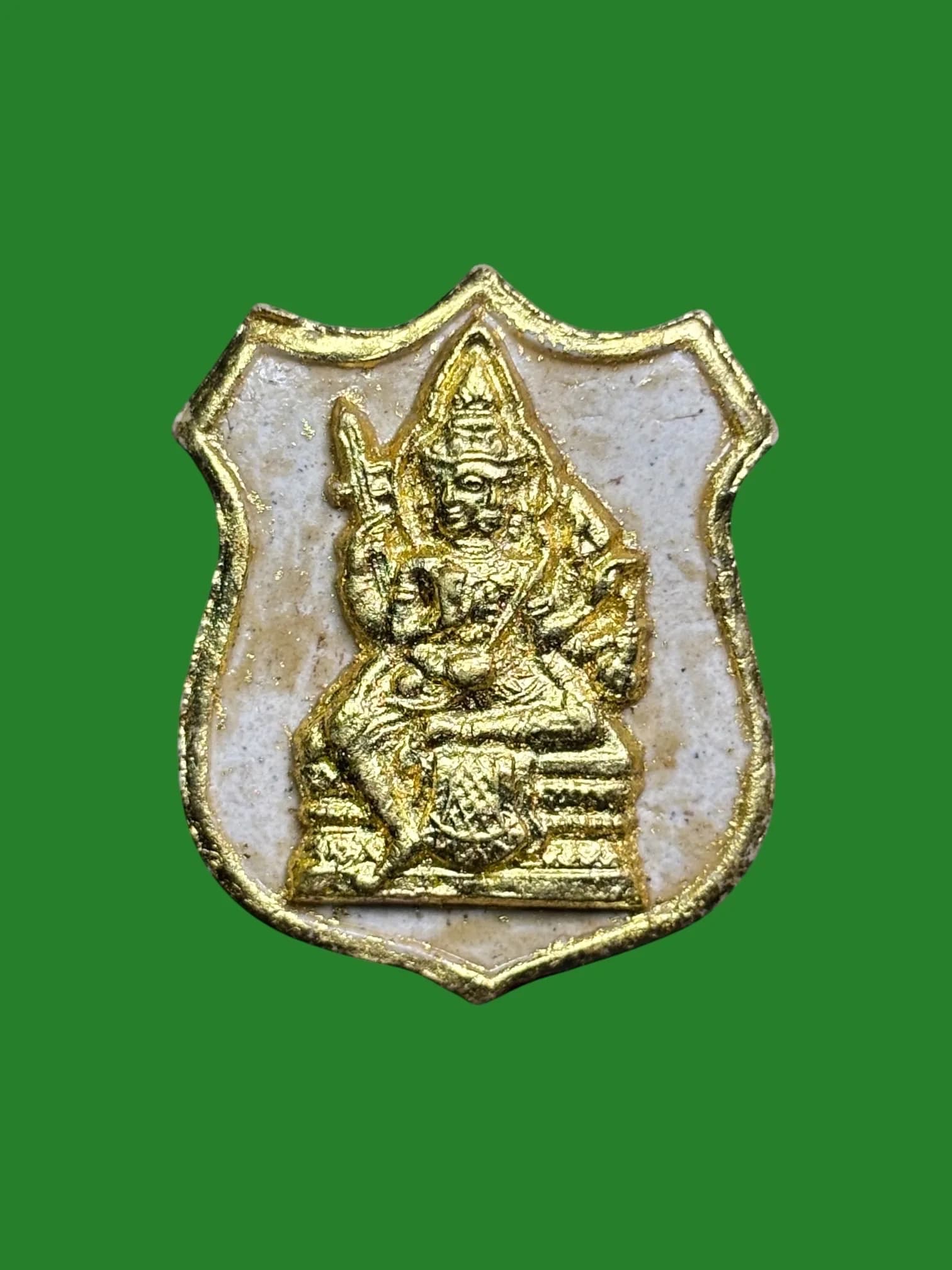 Phra Nuea Prom Luang Pu Du Wat Sa Kaew B.E. 2528 Wat Khok Mayom Gold Powder