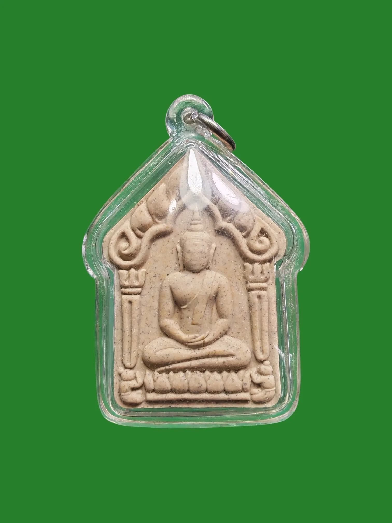 Phra Khun Phan Phrai Jindamani Mahasane B.E. 2558 by Luang Pho Huan & Phra Maha Surasak - Blessed Amulet #204