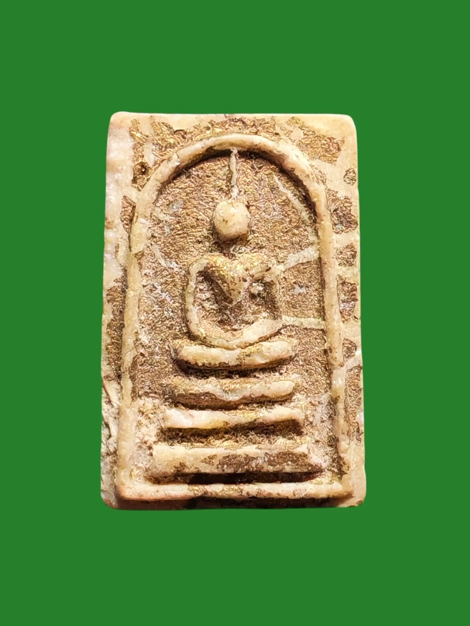 Phra Somdej Kanaen Trintrisinghe Yantra Powder Amulet B.E. 2512 Luang Pho Pae Wat Pikultong Singburi